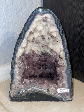Stunning Amethyst & Calcite cathedral